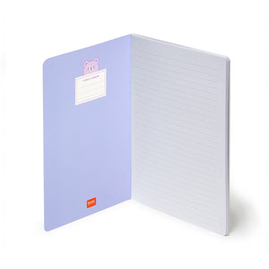 Legami - A5 Lined Defter ile Illustrated Hard Kılıf - Ayıcık