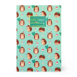 Legami - A5 Blank Defter ile Illustrated Hard Kılıf - Hedgehog