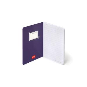 Legami - A6 Lined Notebook with Illustrated Hard Cover - Stars