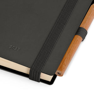 Legami - 12-Month Mini 2-Day Planner - 2027 - Black Suit