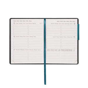 Legami - 12-Month Mini Weekly Planner 2027 - Deep Teal