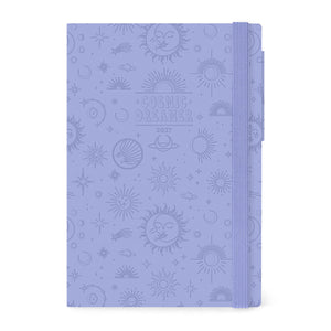 Legami - 12-Month Large Daily Planner 2027 - Cosmic Lilac