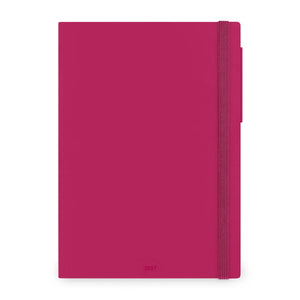 Legami - 12-Month Maxi Weekly Diary 2027 - Raspberry Jam