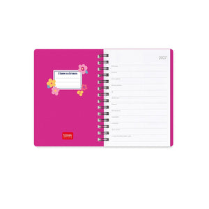 Legami - 12-Month Weekly Planner - Small Spiral-Bound 2027 - Flowers