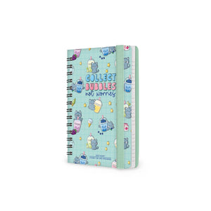 Legami - 12-Month Weekly Günlük - Küçük Spiral-Bound 2027 - Kitty Bubble Tea