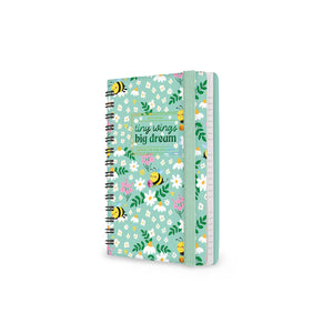 Legami - 12-Month Weekly Diary - Small Spiral-Bound 2027 - Bee