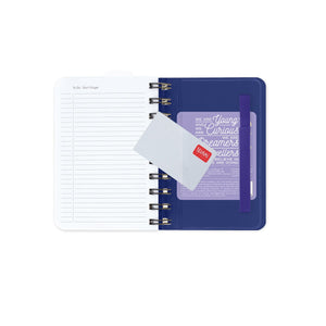 Legami - 12-Month Small Spiral-Bound Daily Planner 2027 - Celestial