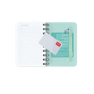 Legami - 12-Month Small Spiral-Bound Daily Planner 2027 - Kitty Bubble Tea