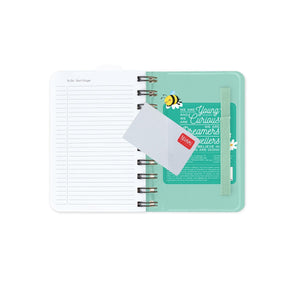 Legami - 12-Month Small Spiral-Bound Daily Planner 2027 - Bee
