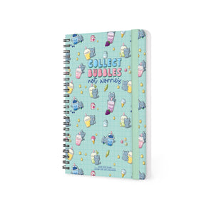 Legami - 12-Month Large Spiral-Bound Weekly Planner 2027 - Kitty Bubble Tea