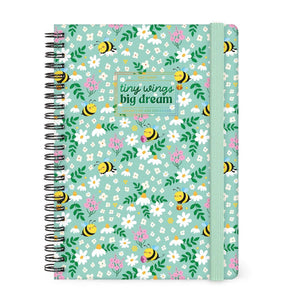 Legami - 12-Month Large Spiral-Bound Weekly Planner 2027 - Bee