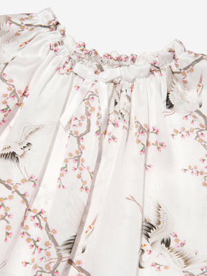 Amiki Children Girls Silk Birds Antonia Nightdress