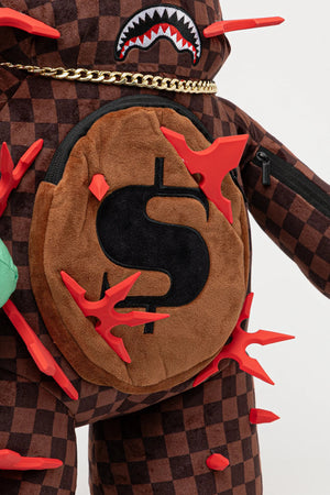 Sprayground - Backpack Sprayground в Kahverengiо малък размер с десен 910B7109NSZ