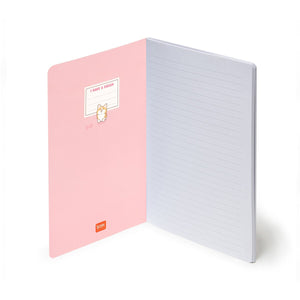 Legami - B5 Lined Notebook with Illustrated Hard Cover - Corgi