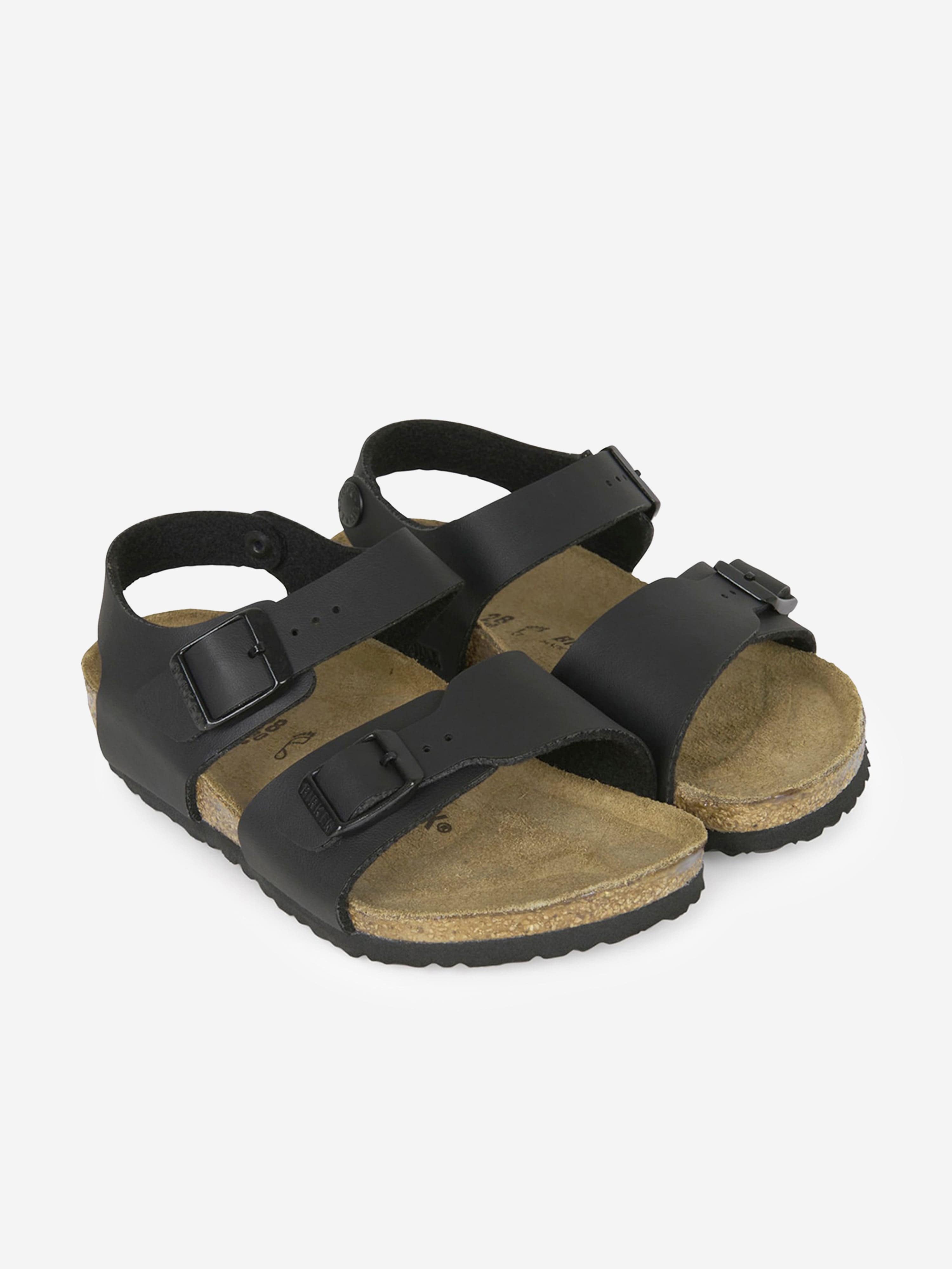 BIRKENSTOCK Kids New York Classic Sandals in Black