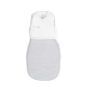 MORI Swaddle Bag - Grey Stripe-Sleepsack Swaddles-NB-Grey Stripe | Natural Baby Shower