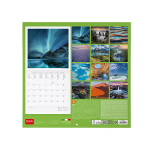Legami - Planet Earth 2027 Wall Calendar - 30 x 29 cm