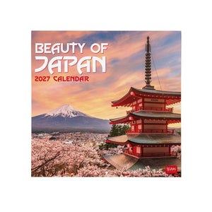 Legami - Beauty Japan 2027 Wall Calendar - 30 x 29 cm