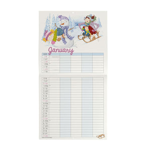 Legami - Super Candle 2027 Wall Calendar - 30 x 29 cm