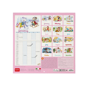 Legami - Super Candle 2027 Wall Calendar - 30 x 29 cm