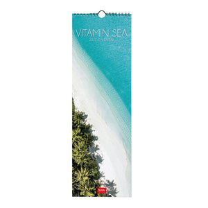 Legami - Vitamin Sea 2027 Wall Calendar - 16 x 49 cm