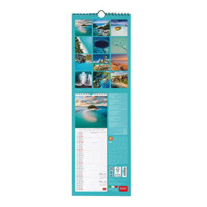 Legami - Vitamin Sea 2027 Wall Calendar - 16 x 49 cm