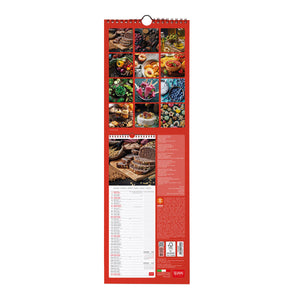 Legami - Kitchen 2027 Wall Calendar - 16 x 49 cm