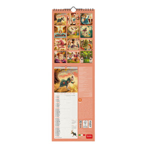 Legami - Alice in Wonderland 2027 Wall Calendar - 16 x 49 cm