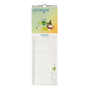 Legami - Cheers 2027 Wall Calendar - 16 x 49 cm