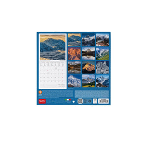Legami - Mountains 2027 Wall Takvim - 18 x 18 cm