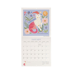 Legami - Written in Stars 2027 Wall Calendar - 18 x 18 cm