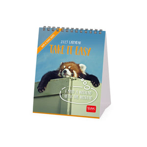 Legami - Take It Easy 2027 Desk Calendar - 12 x 14.5 cm