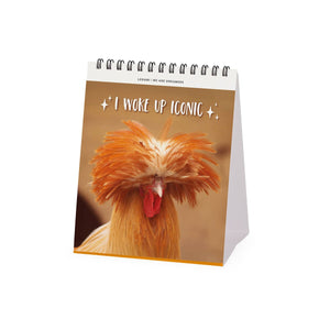 Legami - Take It Easy 2027 Desk Calendar - 12 x 14.5 cm