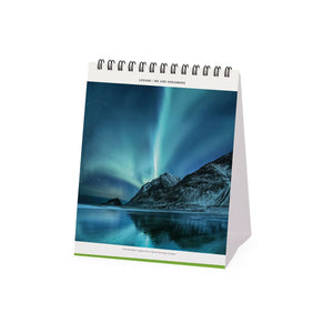 Legami - Planet Earth 2027 Desk Calendar - 12 x 14.5 cm