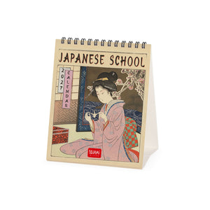 Legami - Japanese School 2027 Desk Calendar - 12 x 14.5 cm