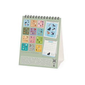 Legami - Dogs World 2027 Desk Calendar - 12 x 14.5 cm