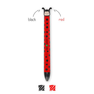 Legami - Uğurböceği Two-Colour Ballpoint Kalem - Click&Clack