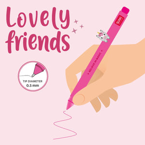 Legami - Pen "Believe in Magic" Unicorn Animal Figure - Cute Friends