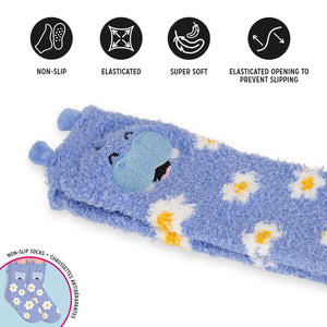 Legami - Non-Slip Hippo Socks Adults - It's a Match!