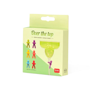 Legami - Set of 6 Drink Markers - Over Top