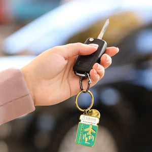 Legami - Enamel Key Chain - Travel - What a Keychain!