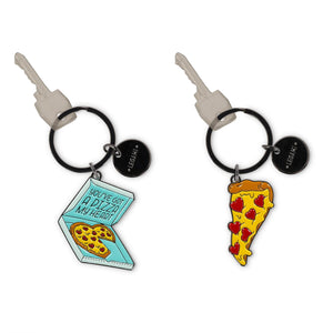Legami - Enamel Key Chain - Pizza - What a Keychain!
