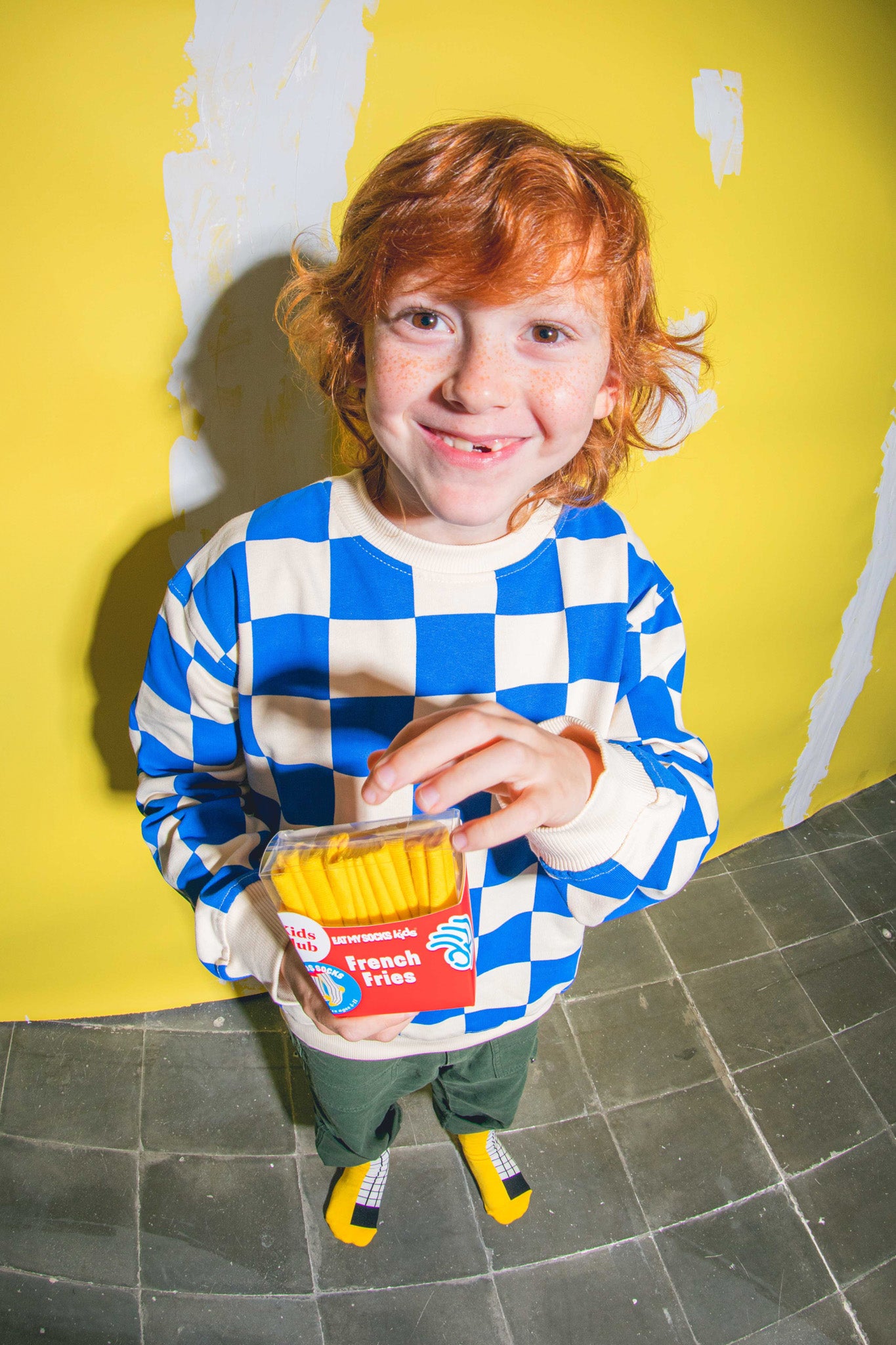 Eat My Socks - Çocuk Patetes Kızartması Çorap-Dinossi