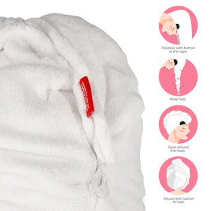 Legami - Panda Hair Turban Towel - Love My Hair