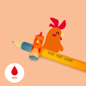 Legami - 4'lü Seti Erasable Pens - Farm Sweet Farm