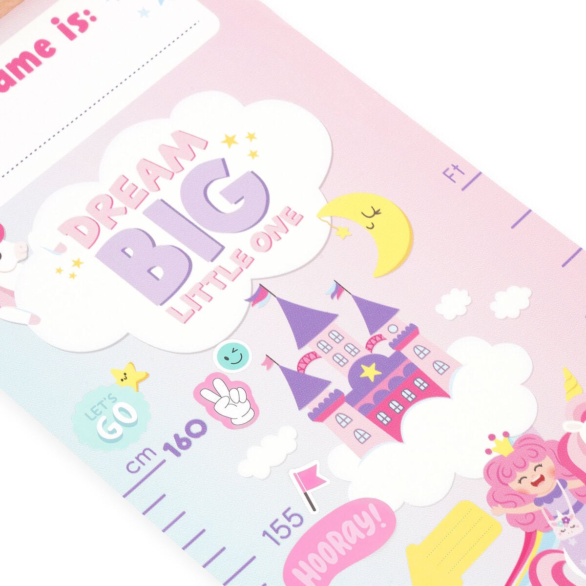 Legami - Wall-Hanging Height Chart - Tek Boynuzlu At - Dream Big Little One