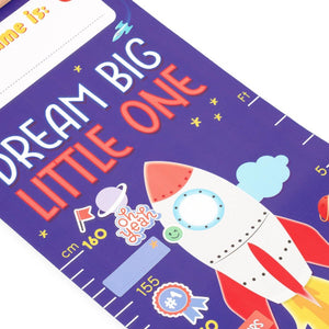 Legami - Wall-Hanging Height Chart - Space - Dream Big Little One