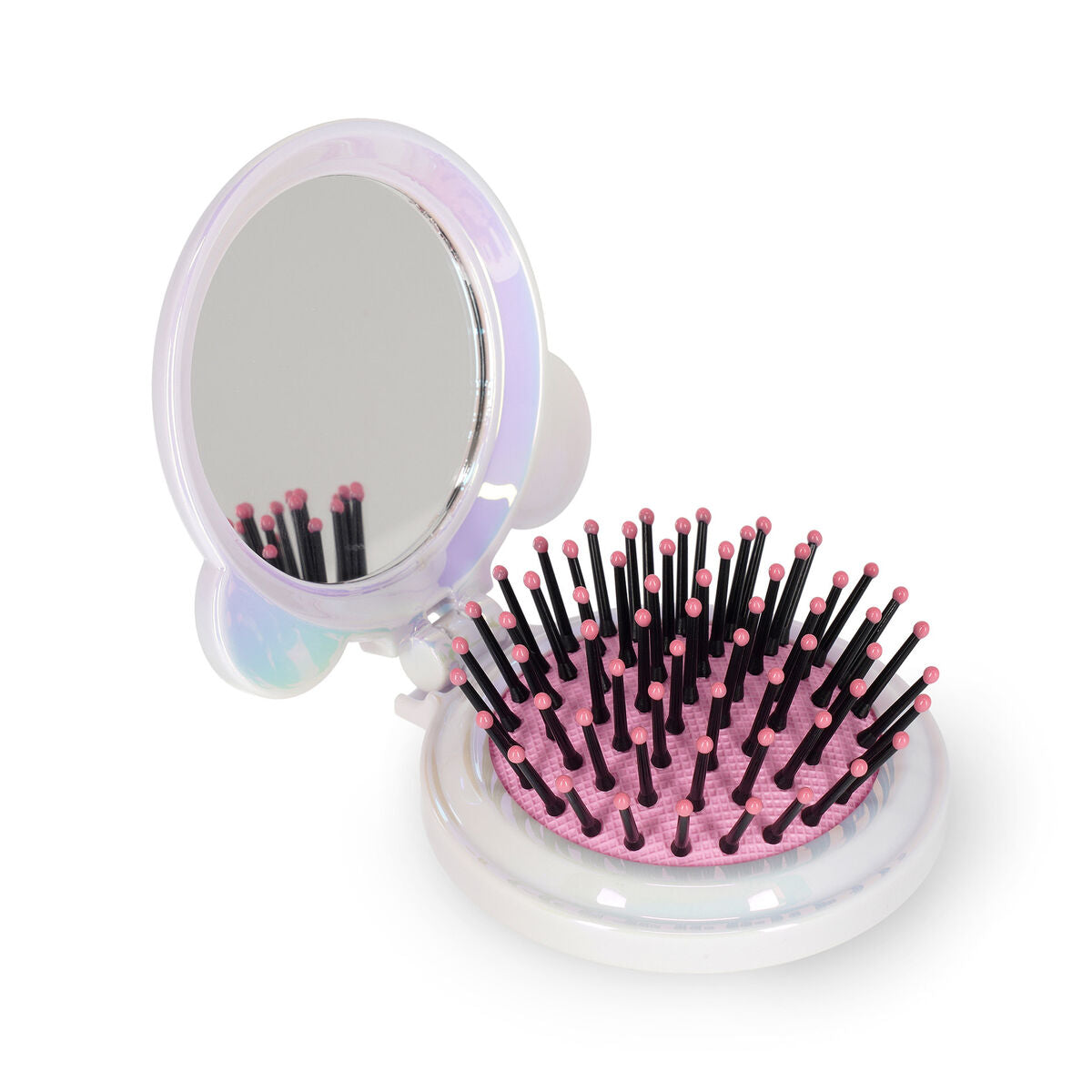 Legami - Panda Hairbrush with Mirror - Nice Hair