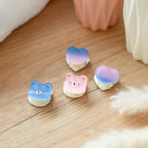 Legami - 4'lü Seti Teddy Mini Hair Clips - Clip me up!
