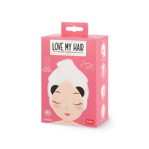 Legami - Panda Hair Turban Towel - Love My Hair